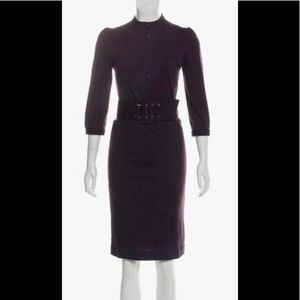 Diane von Furstenberg wool pencil dress.